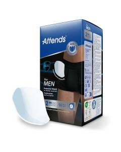 Attends for Men 2 Protective Shield voorkant + product  
