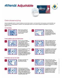 Attends Adjustable | Gebruiksaanwijzing NL-BE
