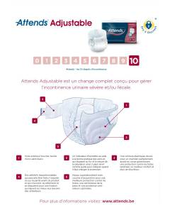 Attends Adjustable | Factsheet BE-FR